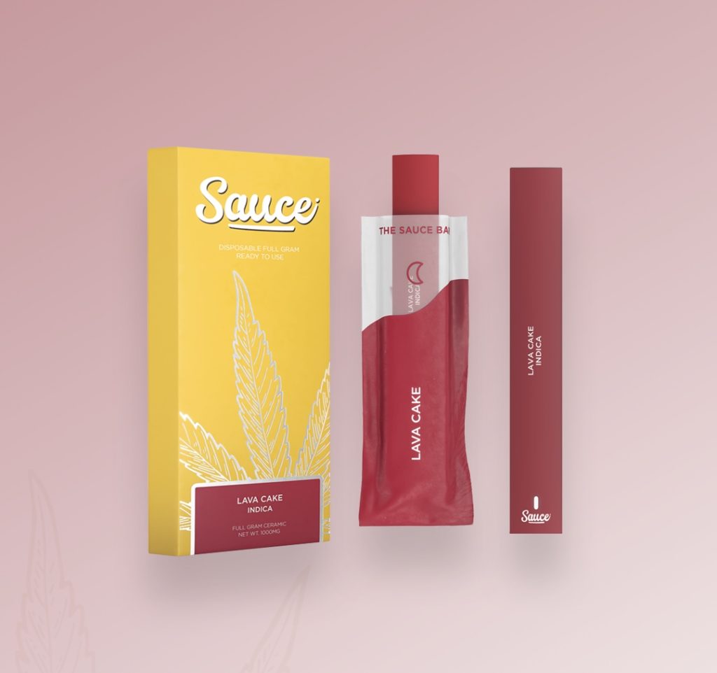 Sauce Bar -Lava Cake - Indica - Disposable - 1 Gram 1000mg - Thin Air ...