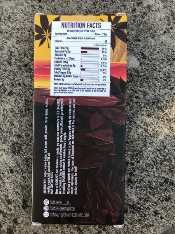 Milk Choclate Bar - Volcano - Milk Chocolate W/ RIce Krispies 5000MG - Image 2