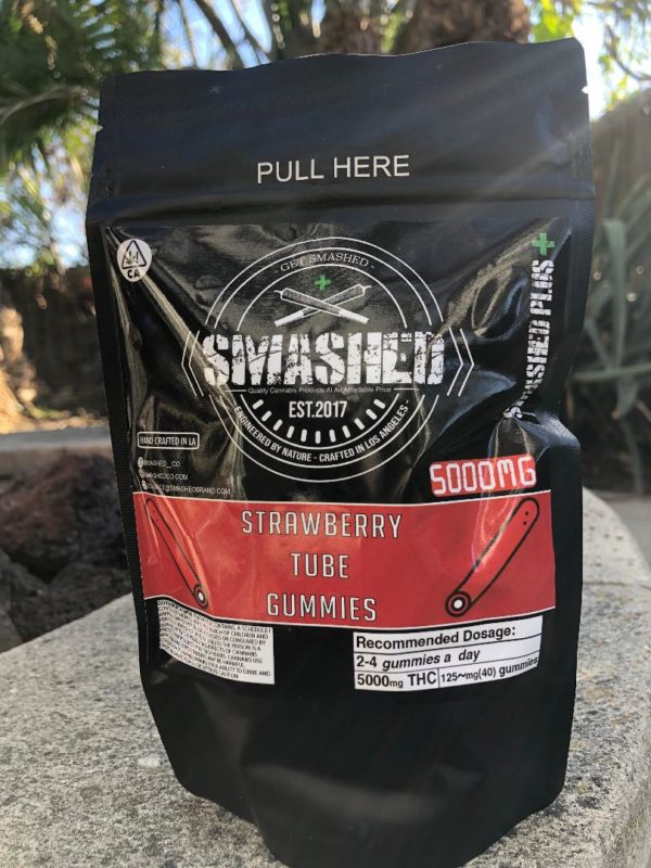 Smashed - 5000mg Strawberry Tubes
