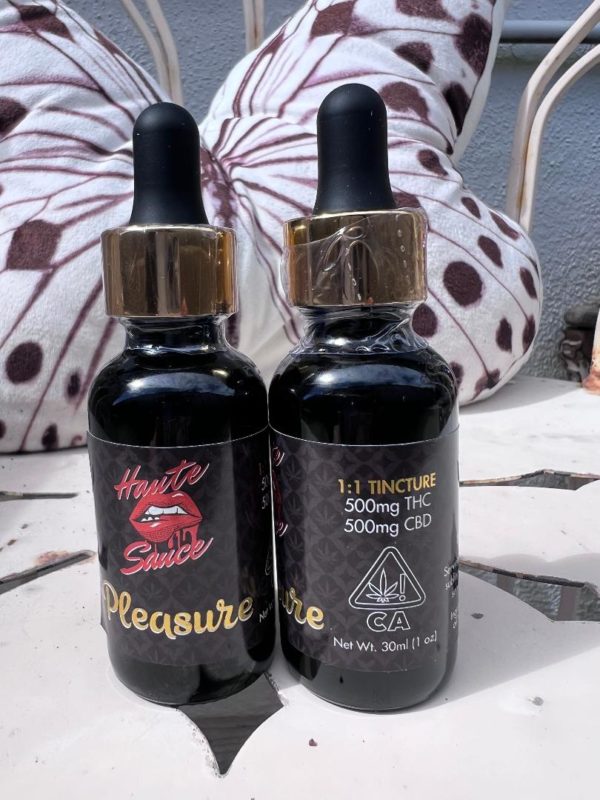 Haute Sauce - 1:1 Tincture - Pleasure - 500mg THC - 500mg CBD