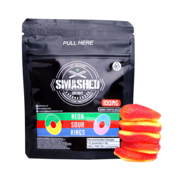 Smashed Neon Rings - 100mg