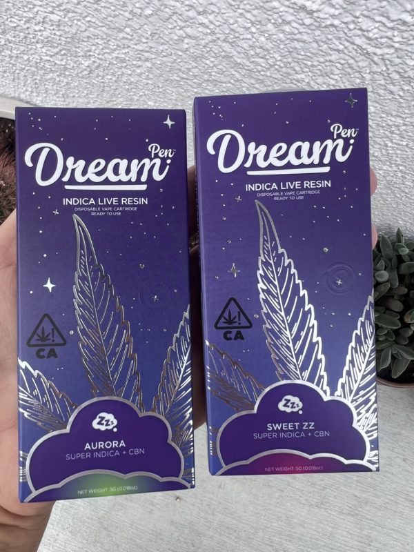 Sauce Bar - DREAM- Sweet ZZ -Super Indica + CBN - Live Resin - - Disposable - 1Gram 1000mg