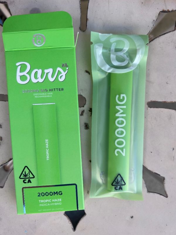 XL Bars - Tropic Haze - Indica-Hybrid  - 2Gram