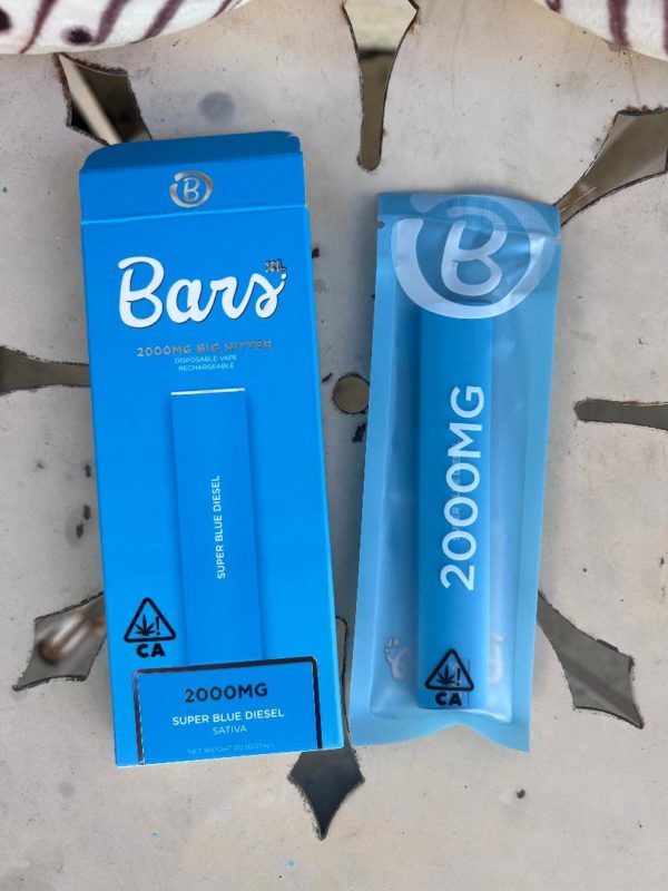 XL Bars - Super Blue Diesel - Sativa  - 2Gram