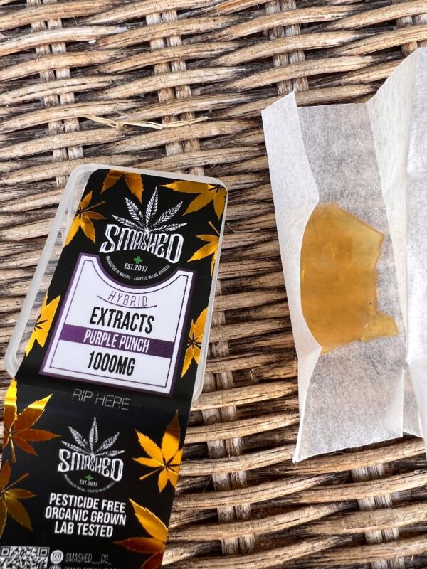Smashed -  Shatter - Purple Punch - Hybrid - 1Gram