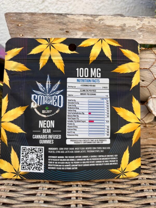 100mg Smashed Neon Bears - Image 2