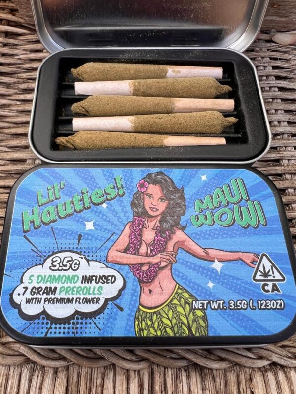Haute Sauce - Lil Hauties - 5 Joints - Maui Wow - Sativa - Diamond Infused