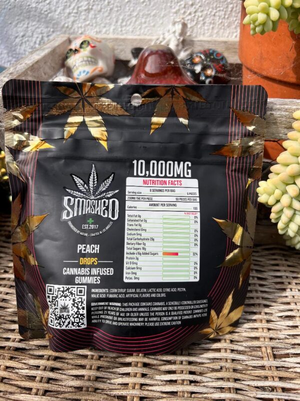 Smashed - Peach Drops - 10,000mg - Image 2