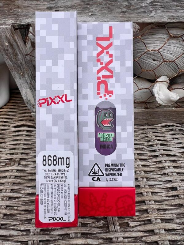 Pixxl - Disposable - Monster Melon - Indica - 1gram - Image 2