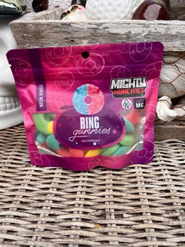 Neon Rings -2400mg  - Mighty Munchies