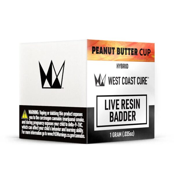 West Coast Cure - Peanut Butter Cup  - Live Resin Badder - 75.9%