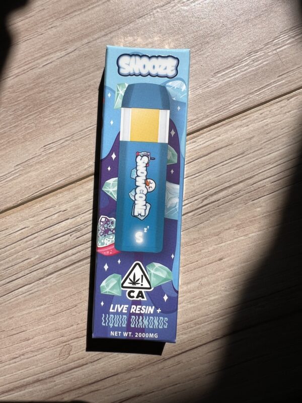 Snooze - Snow Cone - Live Resin+Liquid Diamonds  - Indica - 2g Disposable