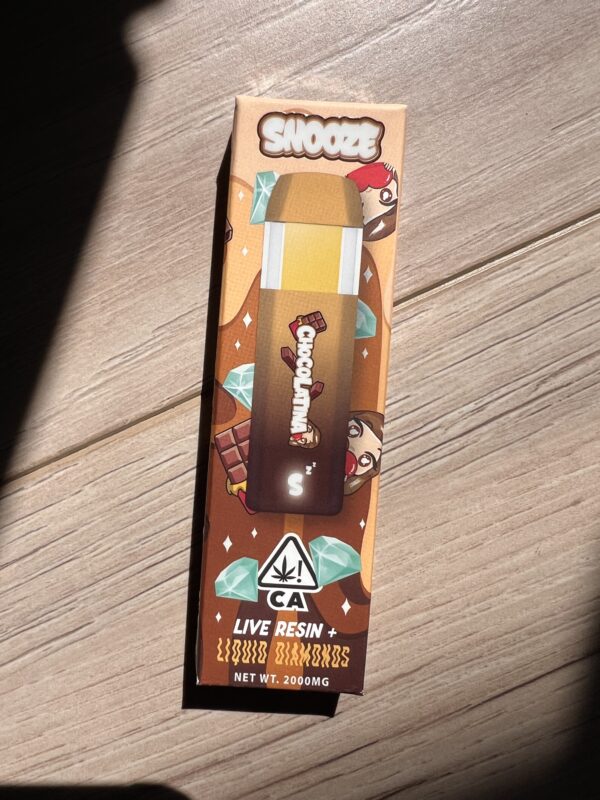 Snooze - Chocolatina - Live Resin+Liquid Diamonds  - Sativa - 2g Disposable