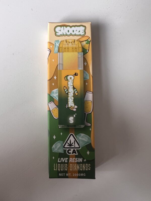 Snooze - Champagne - Live Resin+Liquid Diamonds  - Hybrid - 2g Disposable