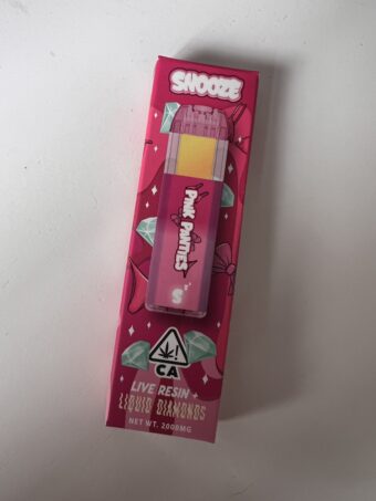 Snooze - Pink Panties- Live Resin+Liquid Diamonds  - Indica - 2g Disposable