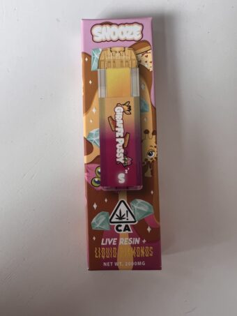 Snooze - Giraffe Pussy - Live Resin+Liquid Diamonds  - Indica - 2g Disposable