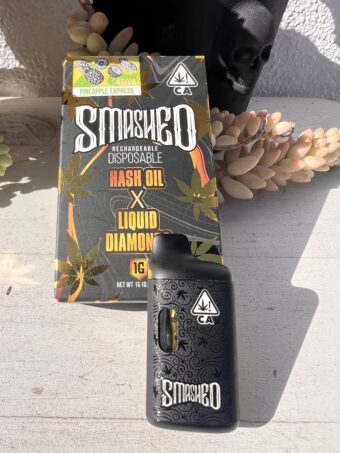 420 Special - Smashed - Pineapple Express -Sativa - Hash Oil x Liquid Diamond Disposable Vape -1gram