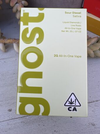 420 Special - Ghost - Sour Diesel  - Liquid Diamonds/Live Rosin - Sativa - 2G Disposable