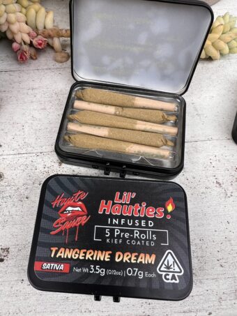 Haute Sauce - Lil Hauties - 5 Joints - Tangerine Dream - Sativa - Diamond Infused