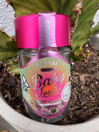 Baby Jeeter -Mai Tai - Sativa - 5Baby Prerolls - Infused Liquid Diamonds/kief