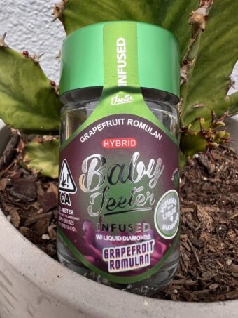 Baby Jeeter - Grapefruit Romulan - Hybrid - 5Baby Prerolls - Infused Liquid Diamonds/kief