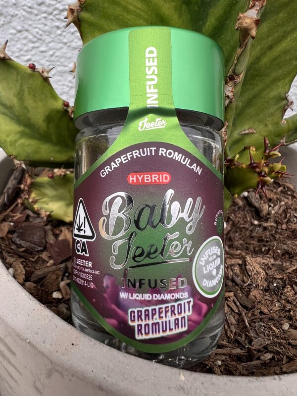 Baby Jeeter - Grapefruit Romulan - Hybrid - 5Baby Prerolls - Infused Liquid Diamonds/kief
