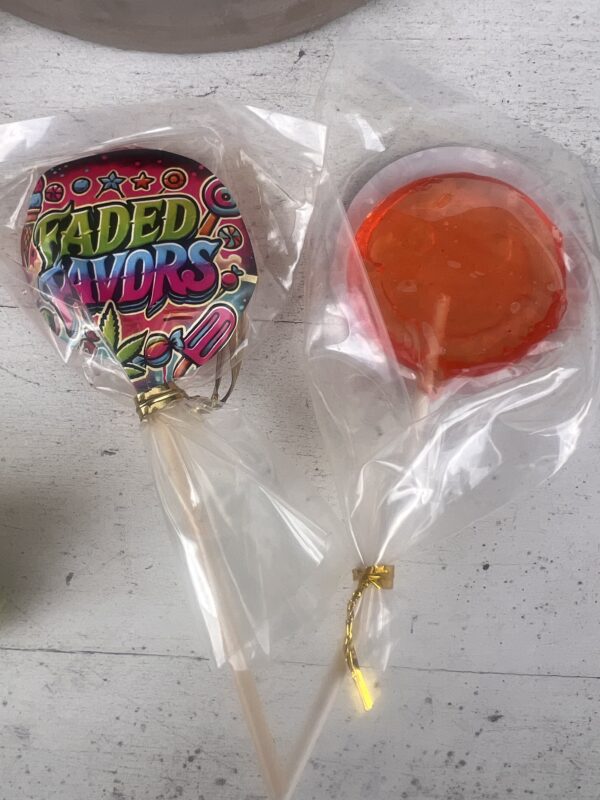Faded Flavors - Lolipops - Guava, Pink Lemonade, Peach, Pineapple - 200mg