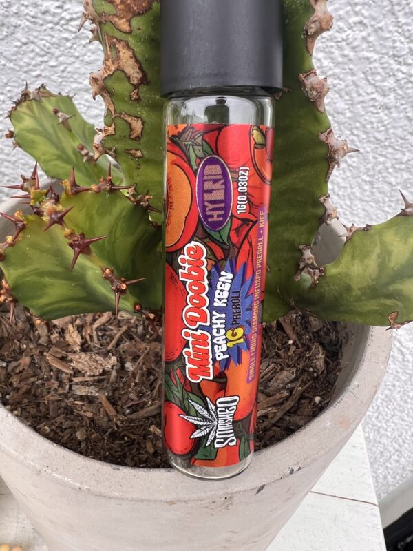 Mini Doobies - Liquid Diamonds/Kief - Peachy Keen  - Hybrid - 1 Doobie 1G
