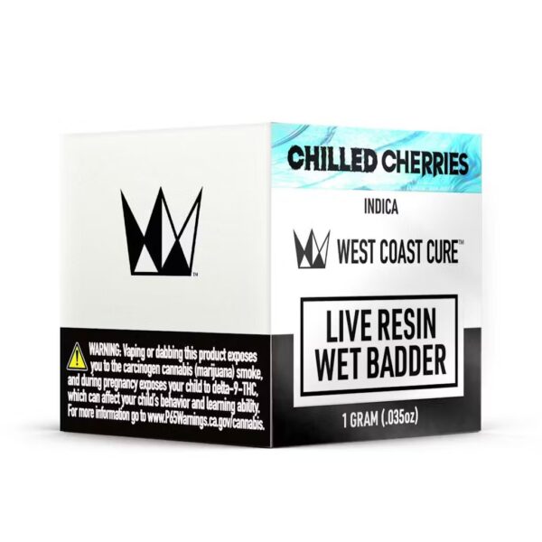 West Coast Cure - Live Resin Badder - Chilled Cherries- 1gram - Image 2