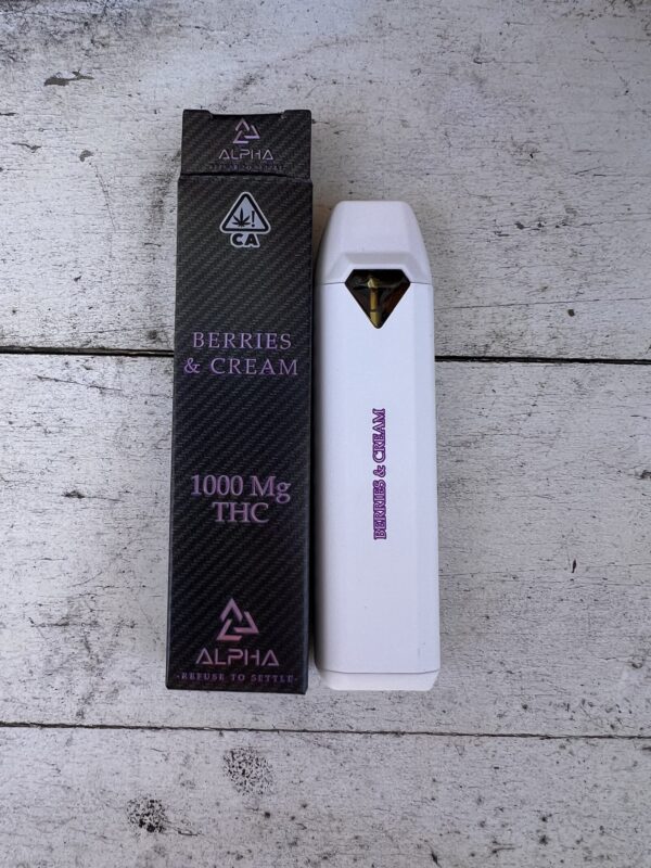 Alpha - Berries & Cream - Disposable - 1gram - OLD Stock