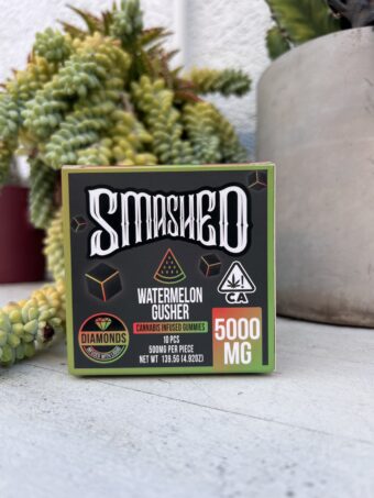 Smashed -Diamond Infused - Watermelon Gusher Cubes - 5000mg - Indica