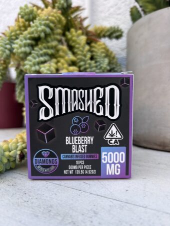 Smashed -Diamond Infused - Blueberry Blast  - 5000mg - Sativa
