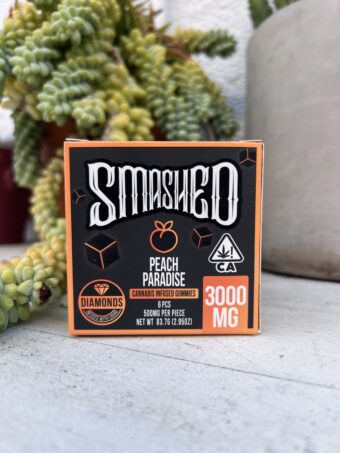 Smashed -Diamond Infused - Peach Paradise Cubes - 3000mg - sativa