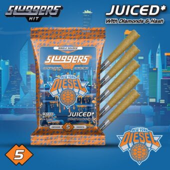 Sluggers - Infused Prerolls - 3.5g 5pk -  NYC Diesel - Slugger hits
