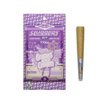 Sluggers - Infused Prerolls - 3.5g 5pk - Grapes and Cream - Slugger hits