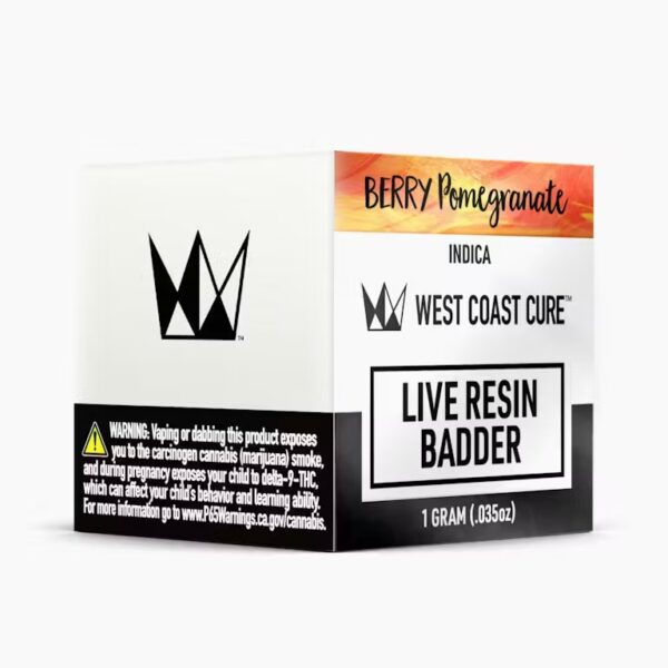 West Coast Cure - Live Resin Badder - Berry Pomegranate - 1gram - Image 2