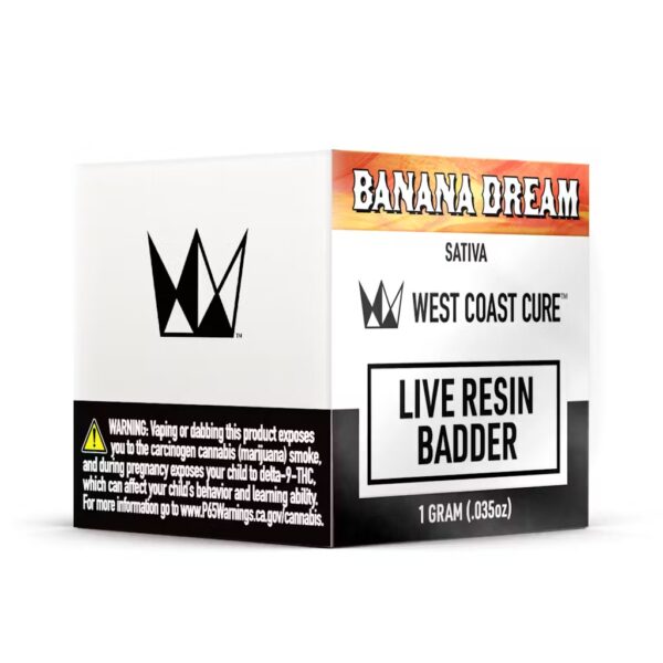 West Coast Cure - Live Resin Badder - Banana Dream - 1gram - Image 2
