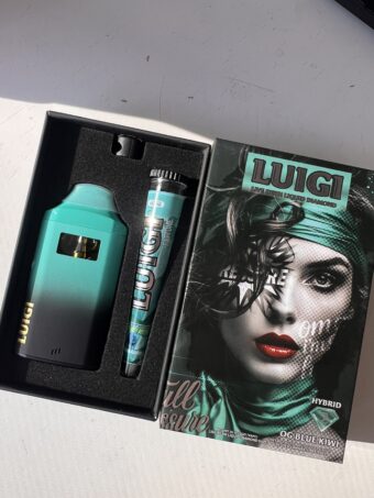 LUIGI  - Disposable - OG Blue Kiwi - Hybrid -  (Live Resin Liquid Diamonds) 2G+Pre-Roll