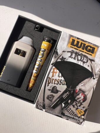LUIGI  - Disposable - Lavash Breath - Indica -  (Live Resin Liquid Diamonds) 2G+Pre-Roll