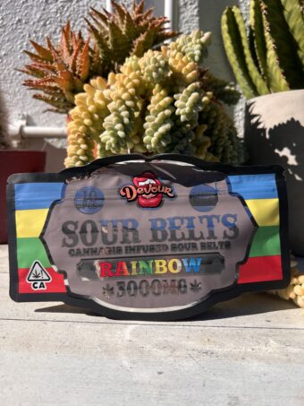DevOur - Sour Belts - Rainbow  - 3000mg