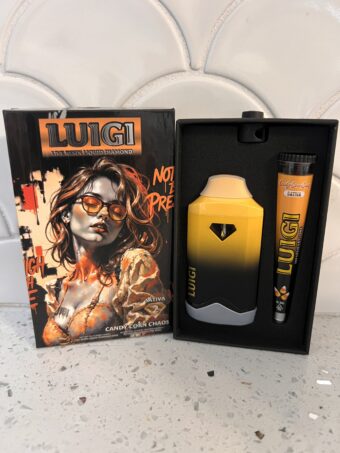LUIGI  - Disposable -Candy Corn Chaos - Sativa -  (Live Resin Liquid Diamonds) 2G+Pre-Roll