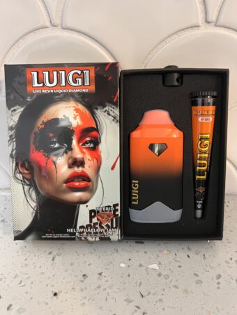 LUIGI  - Disposable -Hella Hallow Jam -Hybrid- (Live Resin Liquid Diamonds) 2G+Pre-Roll