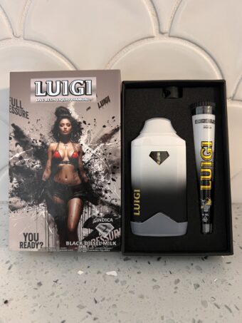 LUIGI  - Disposable -Black Diesel Milk - Indica -  (Live Resin Liquid Diamonds) 2G+Pre-Roll