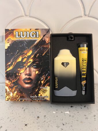 LUIGI  - Disposable -Razor Thin Pine - Hybrid -  (Live Resin Liquid Diamonds) 2G+Pre-Roll