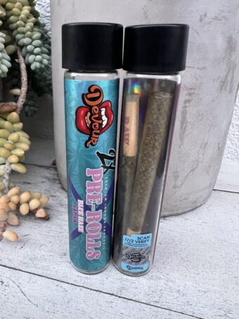 Devour - 2x Pre Rolls -  Blue Haze - Sativa - 2g per Pre-roll