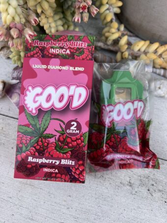 Goo'd - Raspberry Blitz  - Indica  - 2Gram Disposable