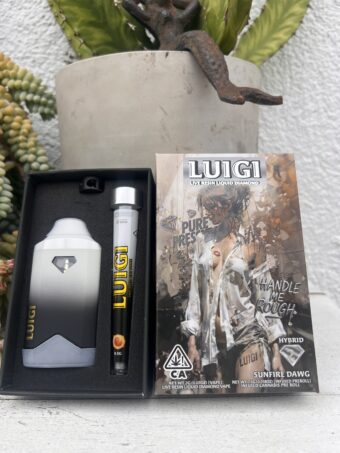 LUIGI  - Disposable - Sunfire Dawg - Hybrid -  (Live Resin Liquid Diamonds) 2G+Pre-Roll