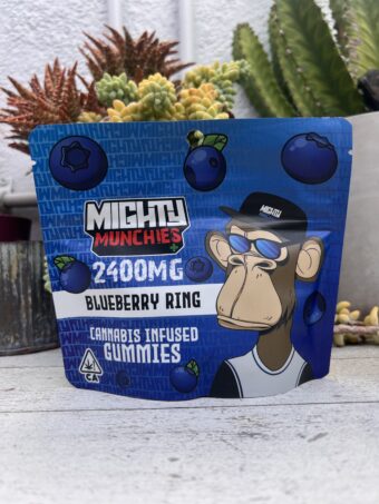 Blueberry Ring  - Mighty Munchies - 2400mg