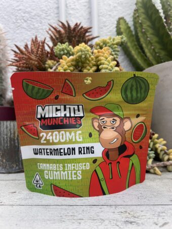 Watermelon Rings - Mighty Munchies - 2400mg