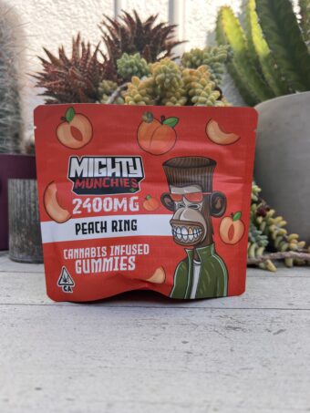 Peach Rings - Mighty Munchies - 2400mg